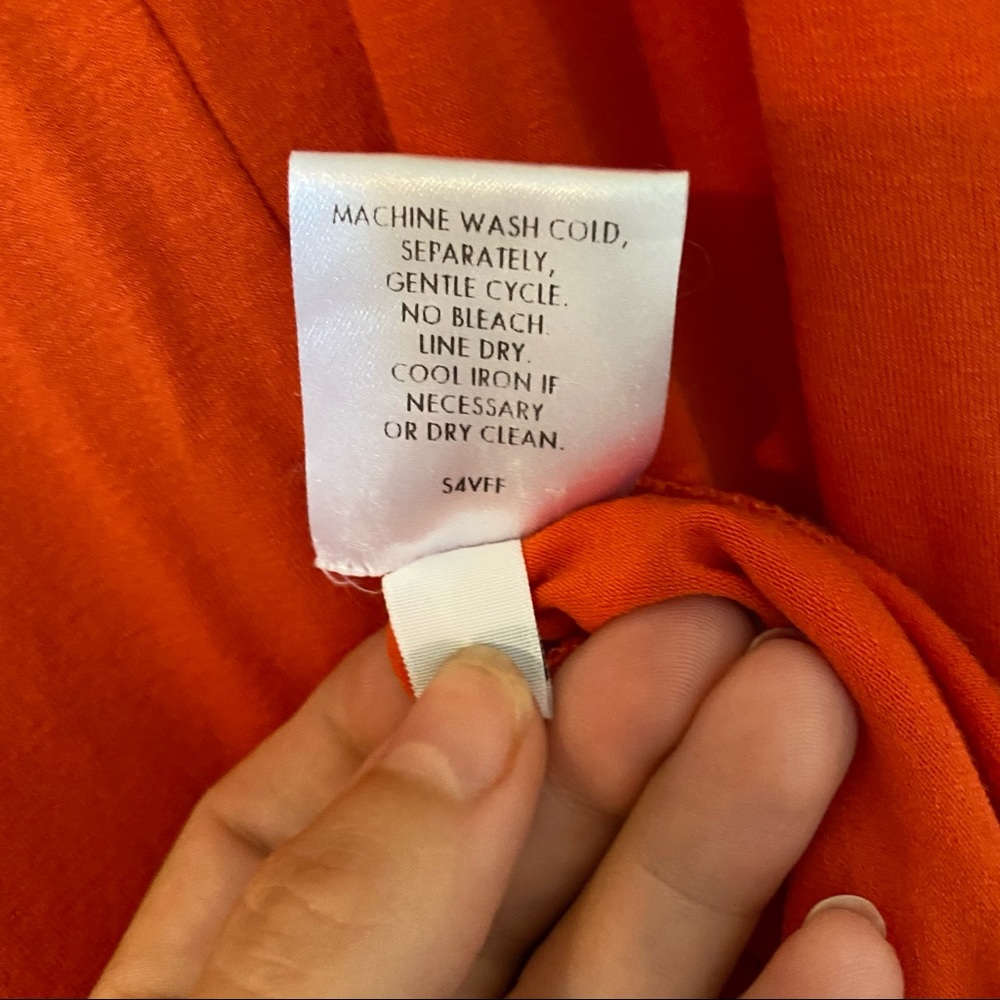 EILLEN FISHER , SIZE MEDIUM. ORANGE COLOR - Picture 5 of 6